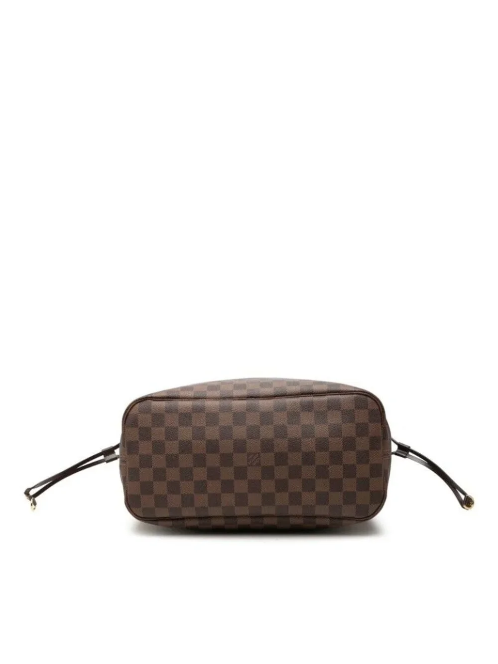 Louis Vuitton Damier Neverfull MM Tote Shoulder Bag Brown Leather